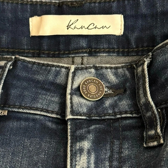 KanCan | Skinny Jeans Antique Wash Denim Mid Rise Stretch 5 Pocket EUC - Picture 5 of 7